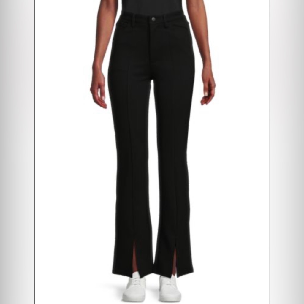 Joe's Jeans Ponte High Rise Bootcut Leggings Black Size 25 Retails $208 Nwt